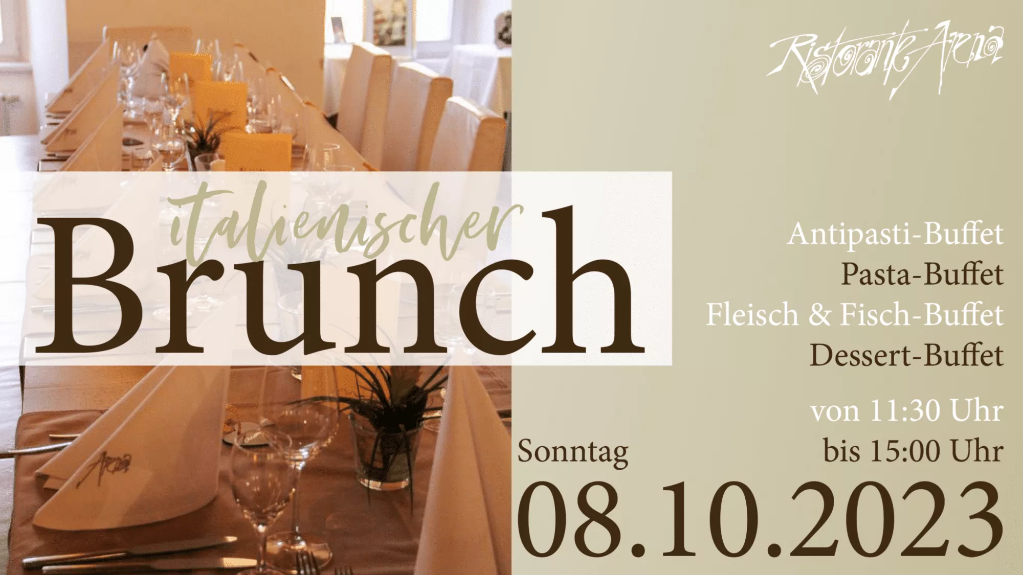 Arena Italienischer Brunch Social Media 2023-10-08 #1
