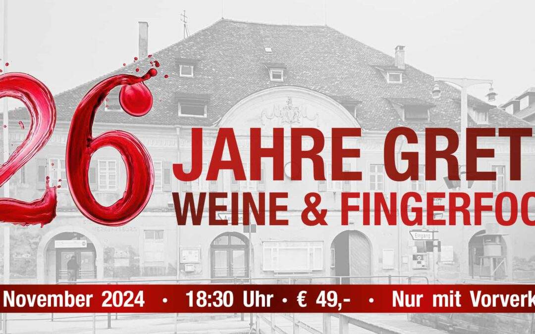26 Jahre Greth – unser Jubiläum am 26.11.2024