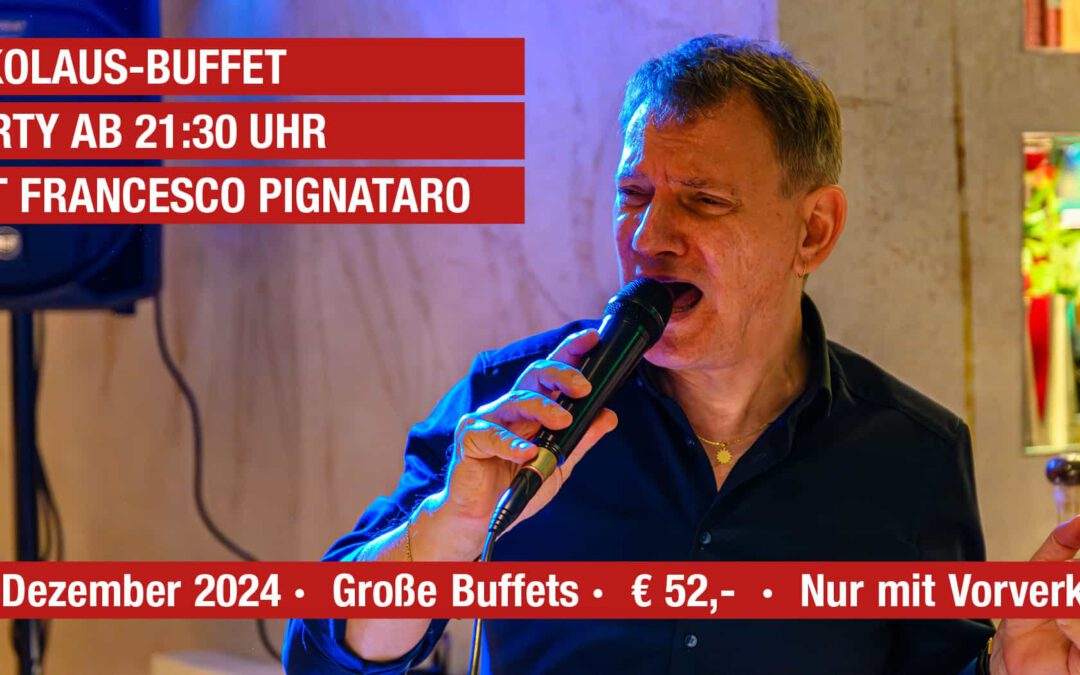 NIKOLAUS-BUFFET-PARTY am 07.12.2024